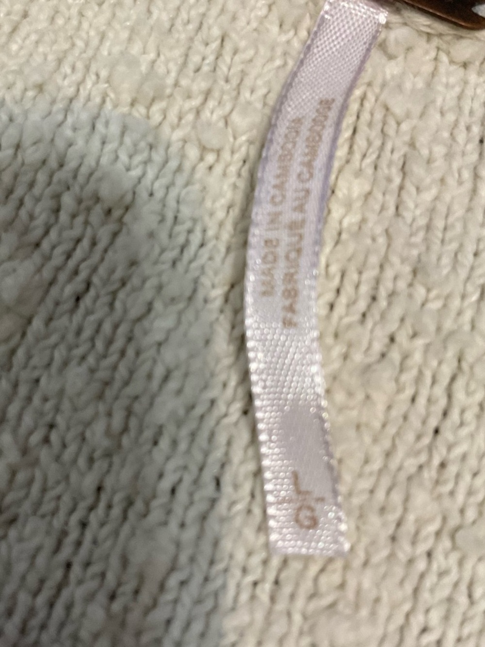 Free People Cream Textured Crewneck Sweater - Picture 4 of 8